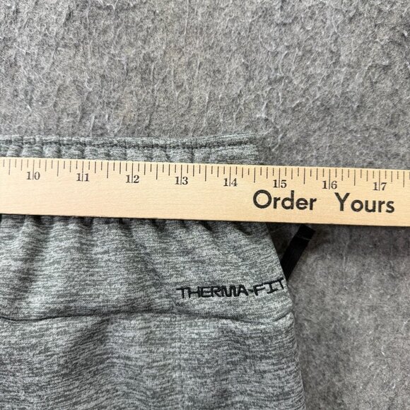 Nike THERMA-FIT Joggers Men S Gray 30" Fleece Tapered Sweatpants DQ5405 - Picture 10 of 16